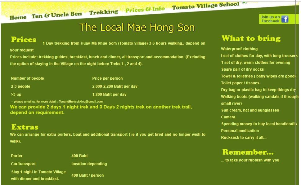 The Local Mae Hong Son Apartman Kültér fotó